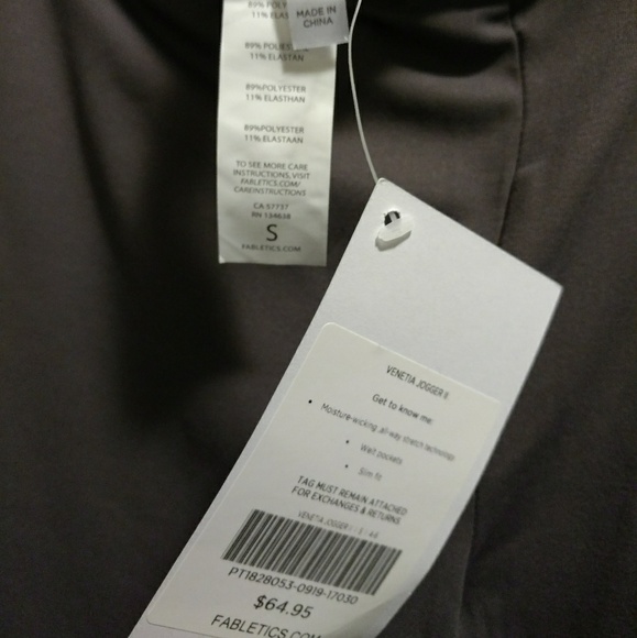 NWT Fabletics Venetia Jogger II SHADOW - Picture 3 of 7